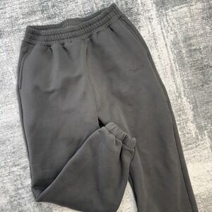 Comfrt Signature Sweatpants Adult Large Gray Tapered Jogger Thick Fleece Relaxed